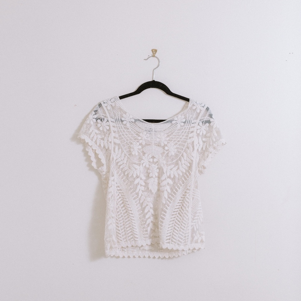 Sheer Lace Express Top